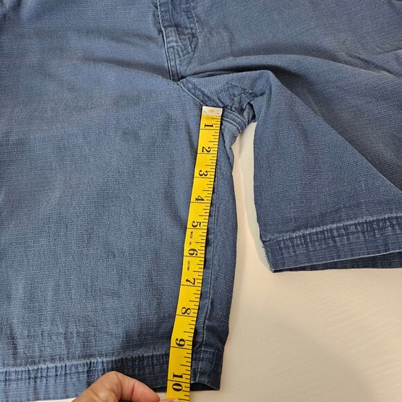 Weatherproof Men's Size 42 Blue Stretch Cargo Shorts Storm Blue Utility Casual - Picture 9 of 9